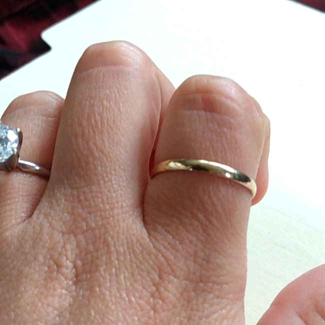 10k Gold Stackable Ring Band